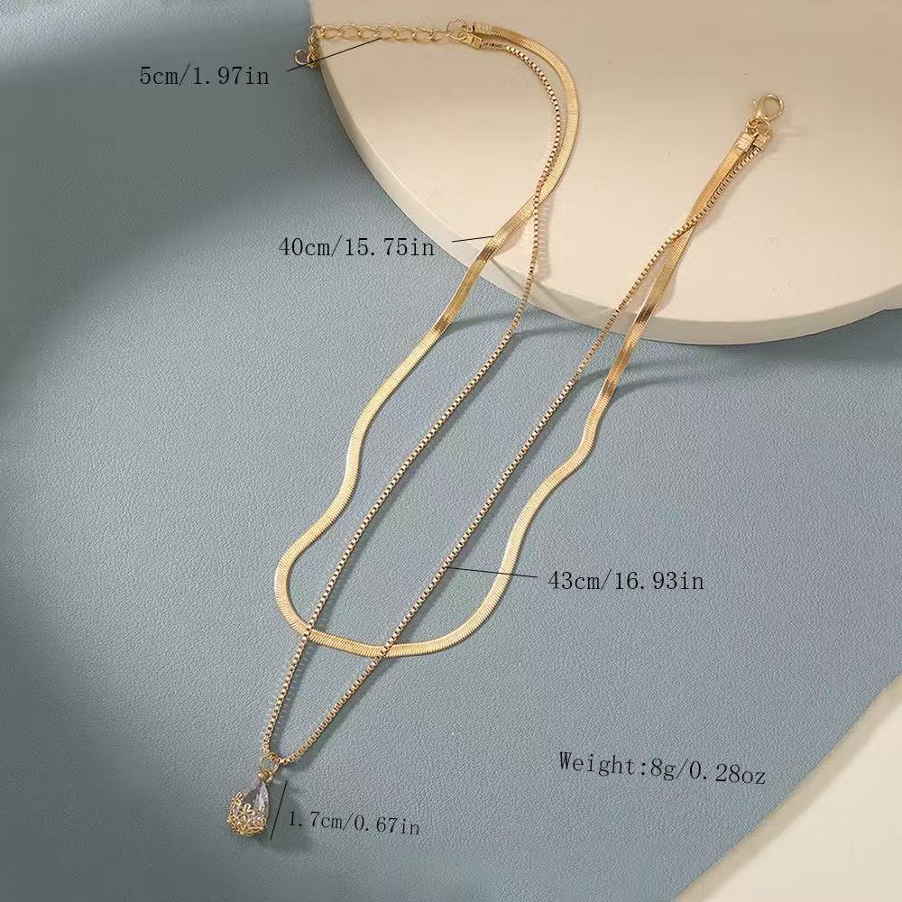 women's layered necklace