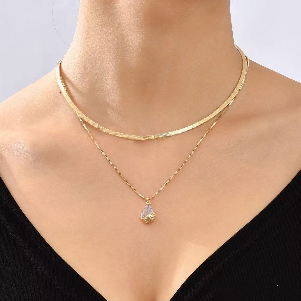 women's layered necklace