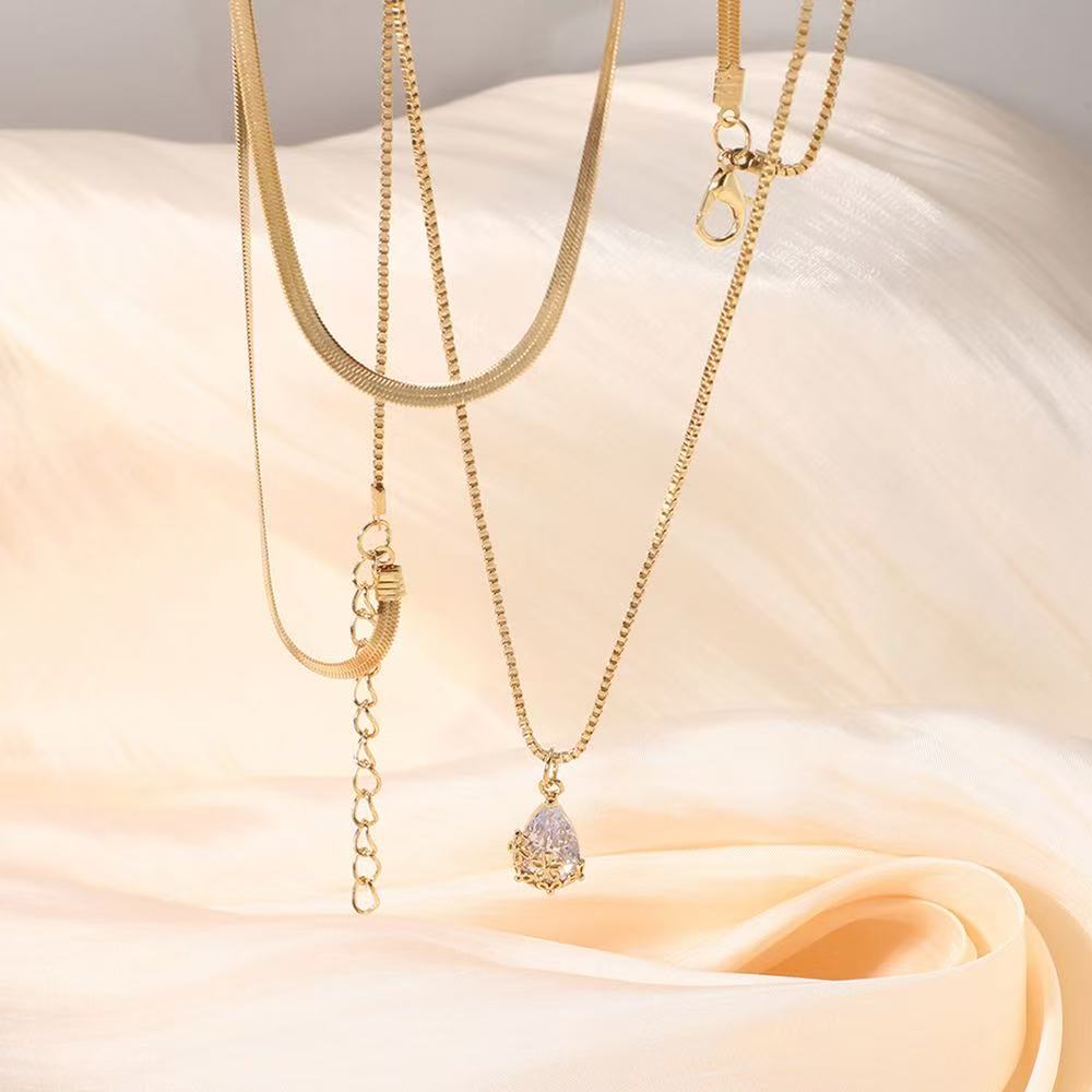 women's layered necklace