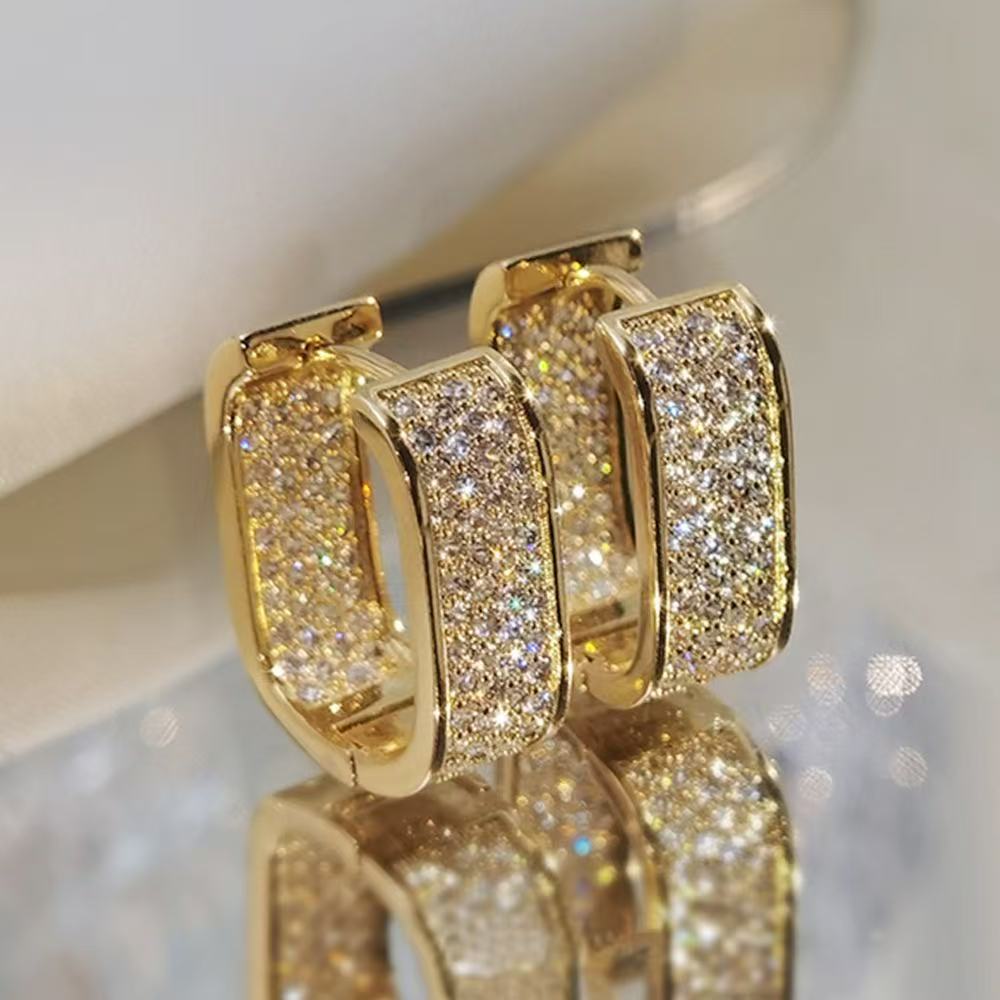 simple and versatile light luxury niche earrings