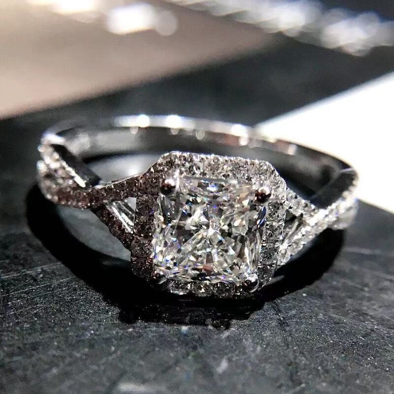 Square Diamond Ring