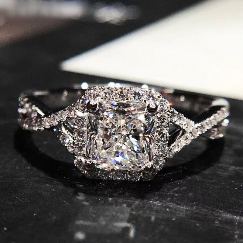 Square Diamond Ring