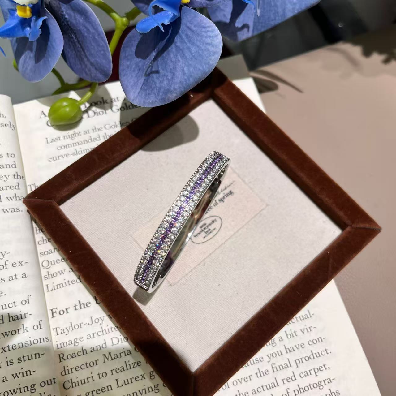 Light Luxury Three row Full Diamond Set