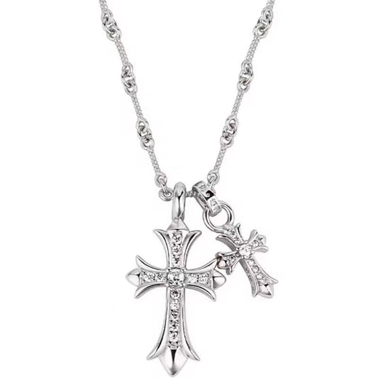 Personalized Metal Trendy Cross Necklace
