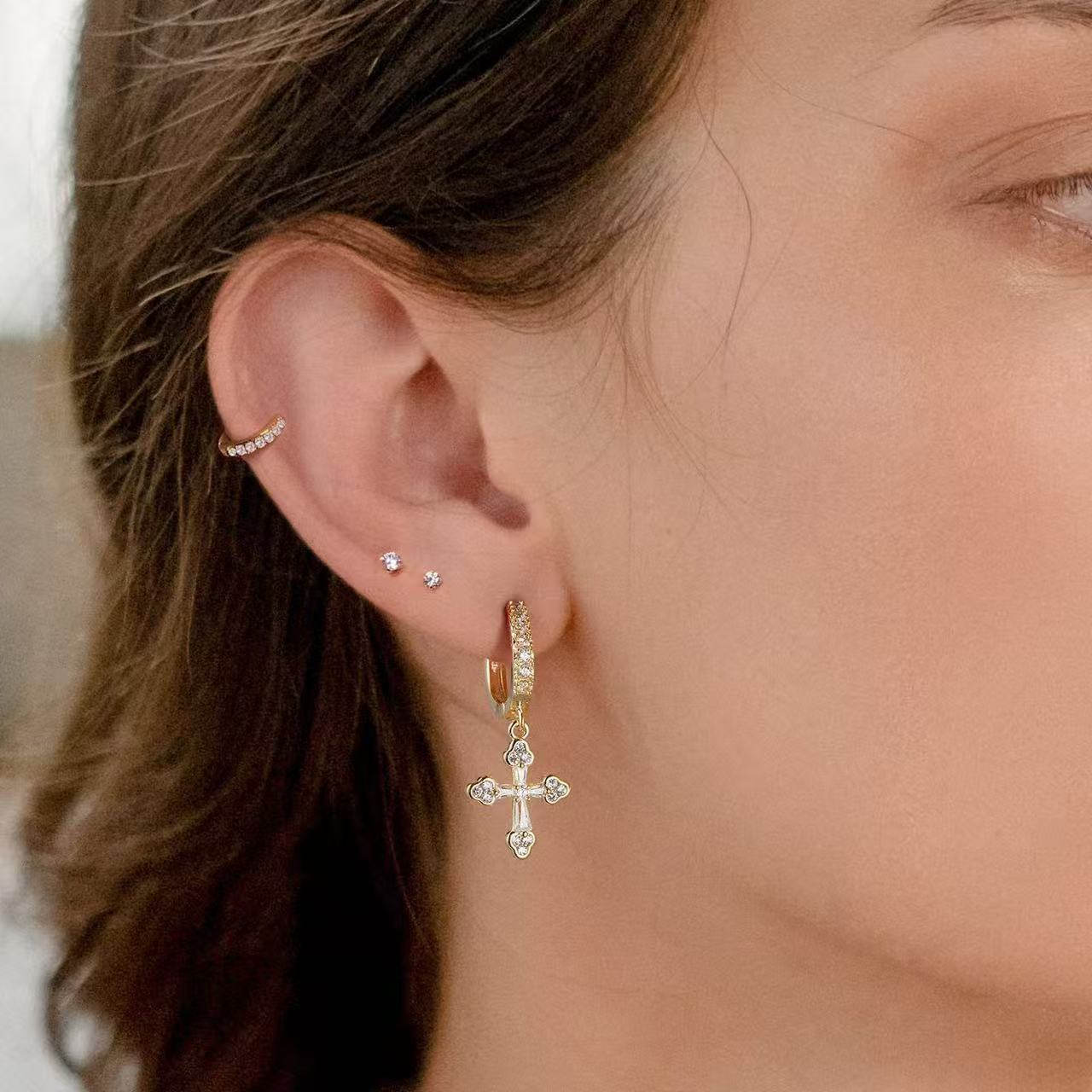 Ladies' Style Stainless Steel Earrings