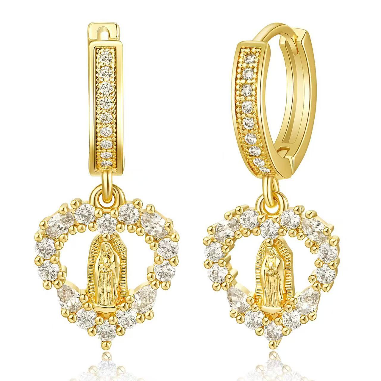 Ladies' Style Stainless Steel Earrings