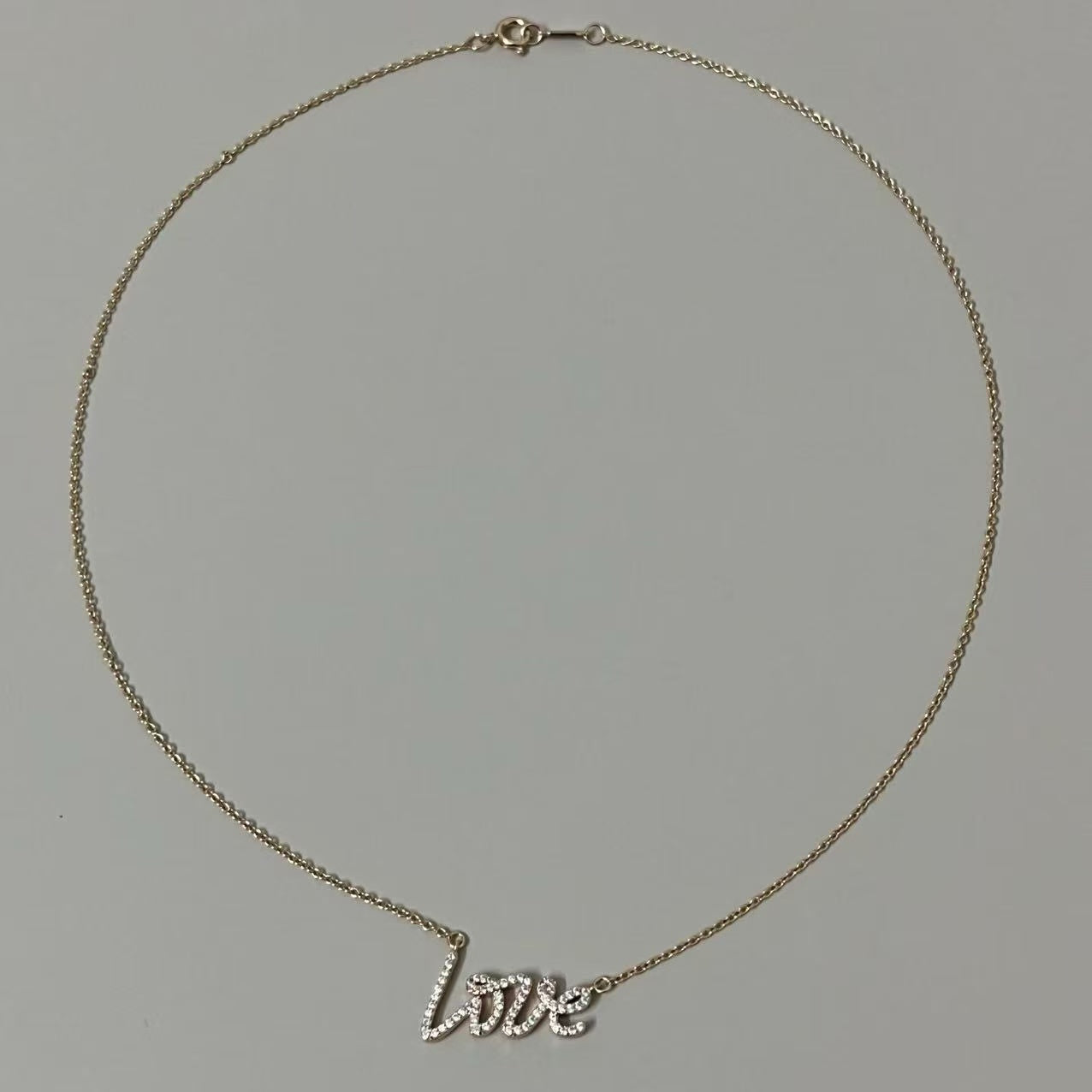 Tiffany LOVE Diamond Necklace