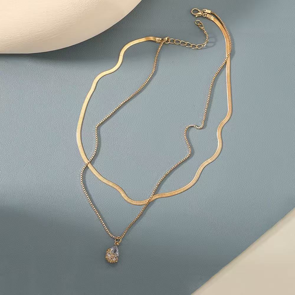 women's layered necklace