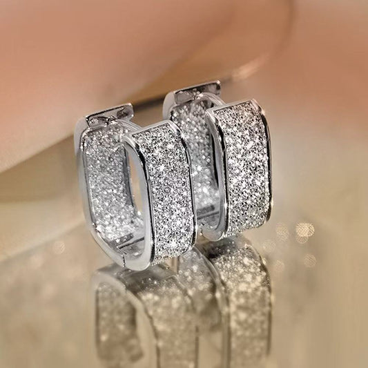 simple and versatile light luxury niche earrings