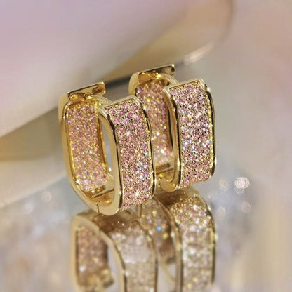 simple and versatile light luxury niche earrings