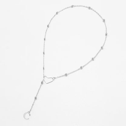 26 Letter Stainless Steel Bead Chain Lock Bone Chain