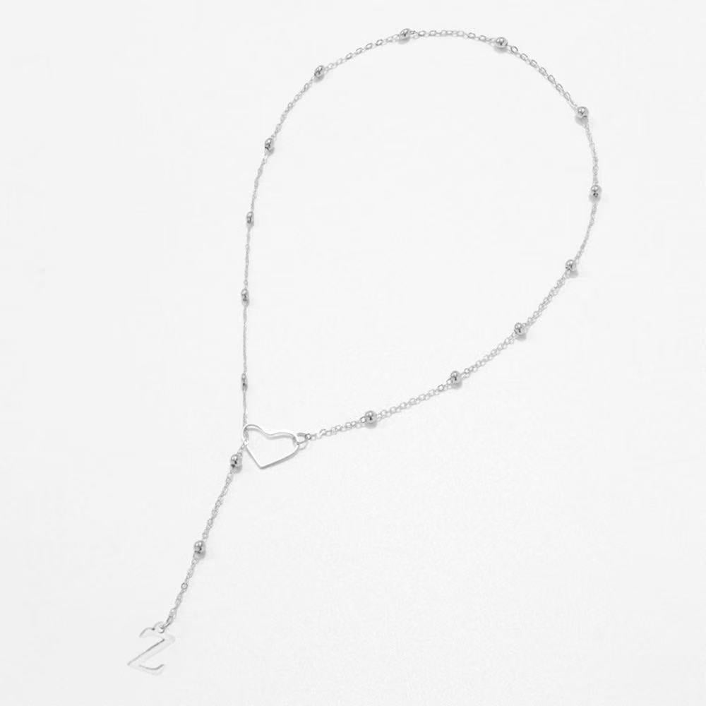26 Letter Stainless Steel Bead Chain Lock Bone Chain