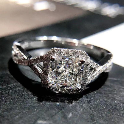 Square Diamond Ring