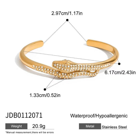 American stainless steel snake bracelet