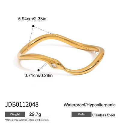 American stainless steel snake bracelet