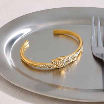 American stainless steel snake bracelet