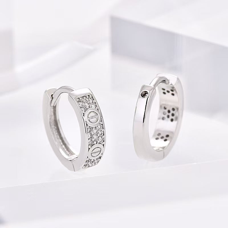 non fading light luxury niche retro earrings for female actors