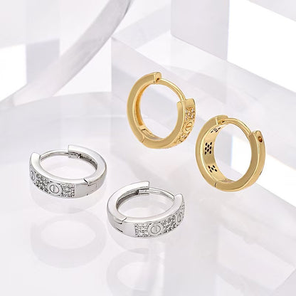 non fading light luxury niche retro earrings for female actors