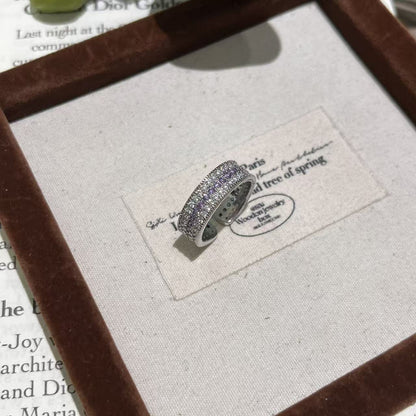 Light Luxury Three row Full Diamond Set