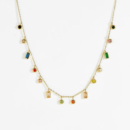 multiple colored zircon jewelry sets