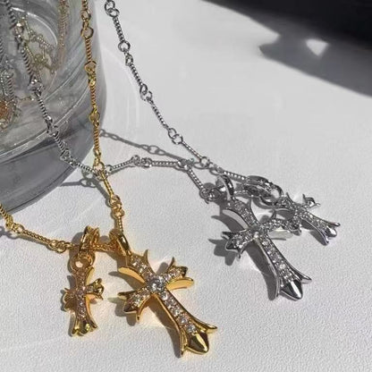 Personalized Metal Trendy Cross Necklace
