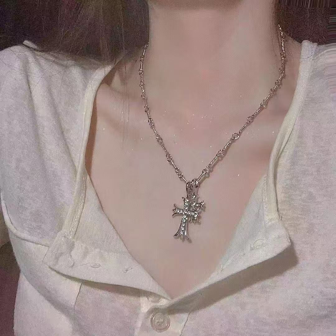 Personalized Metal Trendy Cross Necklace