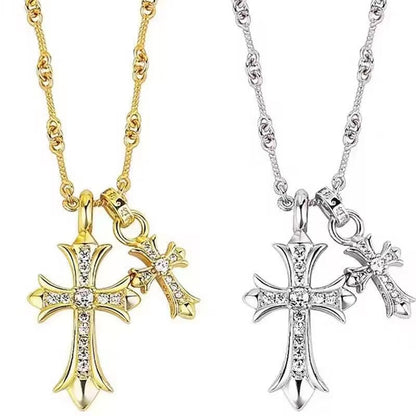 Personalized Metal Trendy Cross Necklace