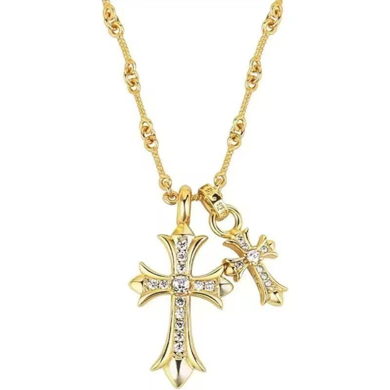 Personalized Metal Trendy Cross Necklace