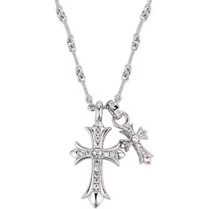 Personalized Metal Trendy Cross Necklace