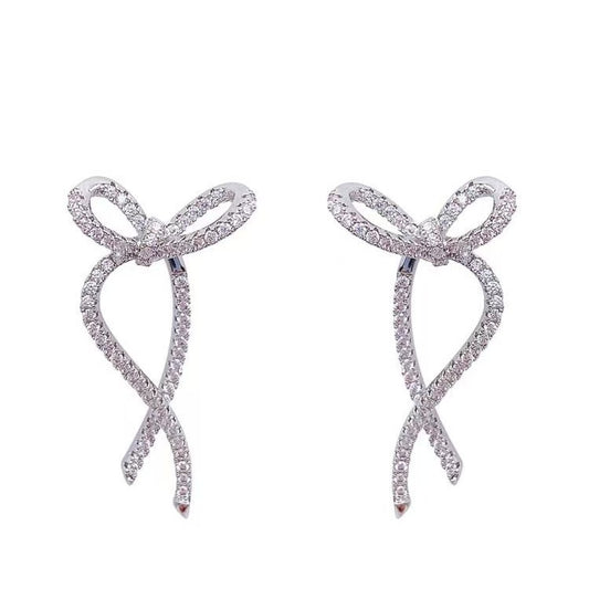 sweet and fashionable long earrings
