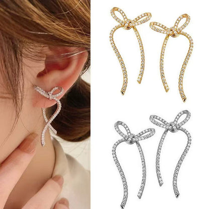 sweet and fashionable long earrings