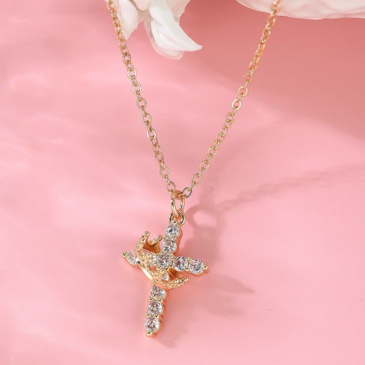 popular copper gold-plated pendant necklace