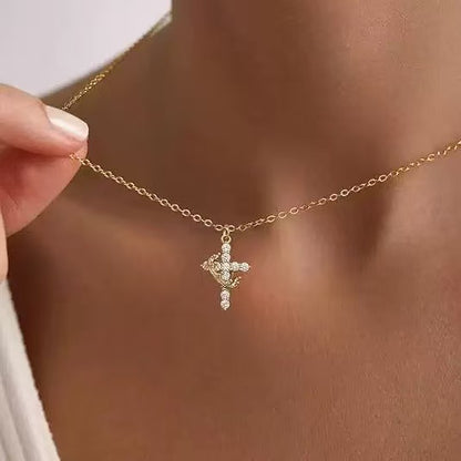 popular copper gold-plated pendant necklace