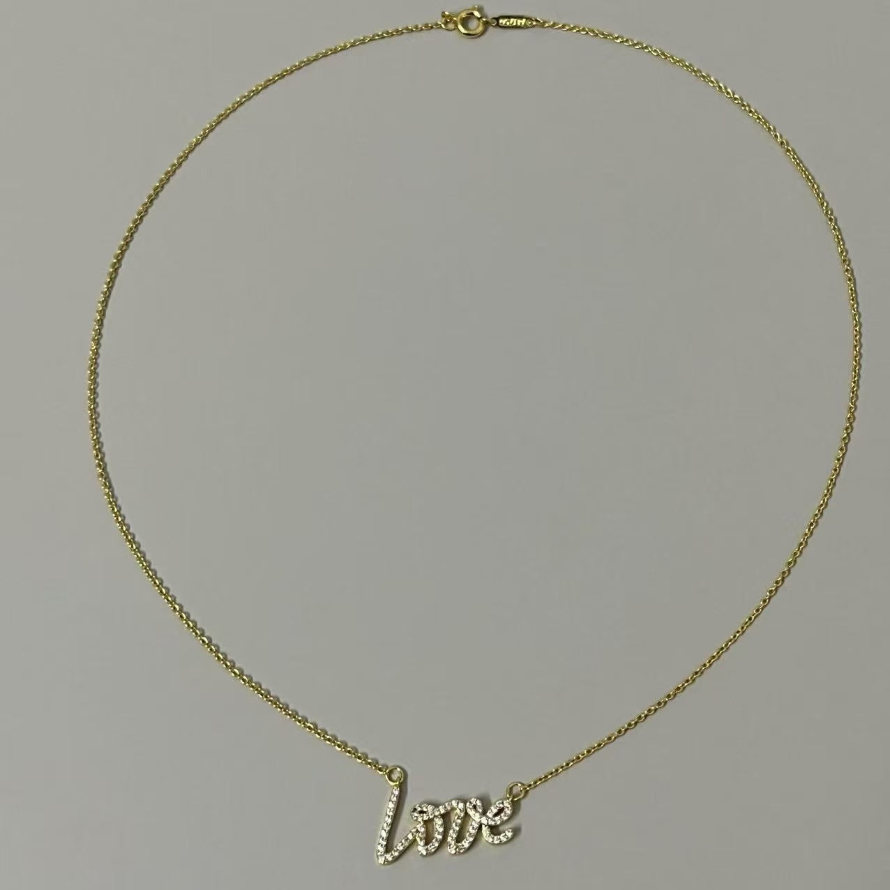 Tiffany LOVE Diamond Necklace